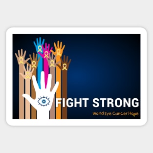 WE C Hope - Eye Fight Strong Sticker